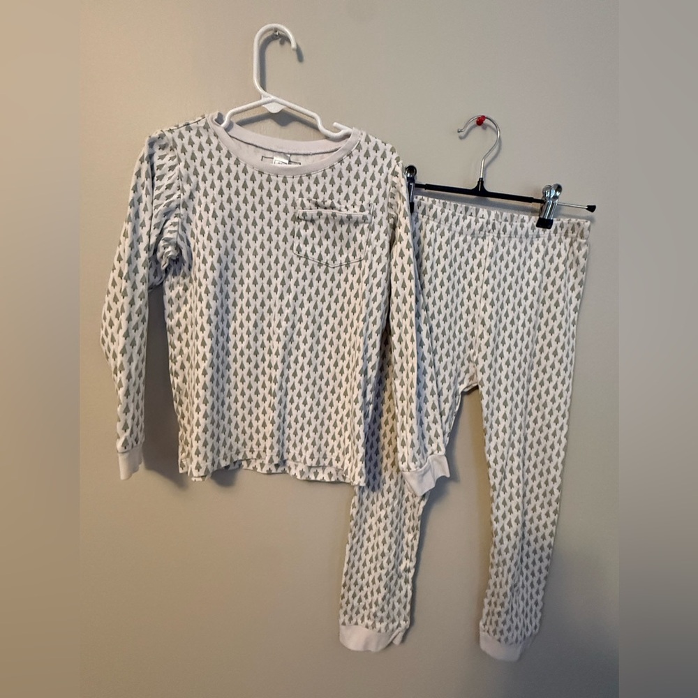 Lila and Hayes Christmas Tree Pajamas